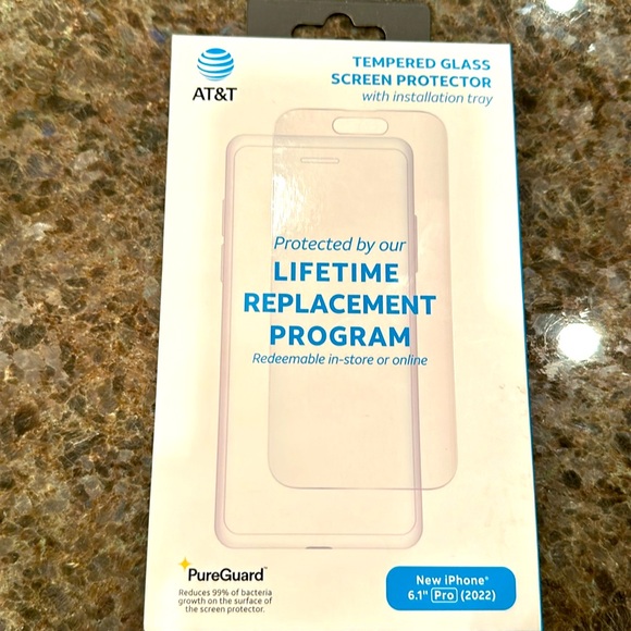 At&T Tempered Glass Screen Protector - Picture 1 of 2